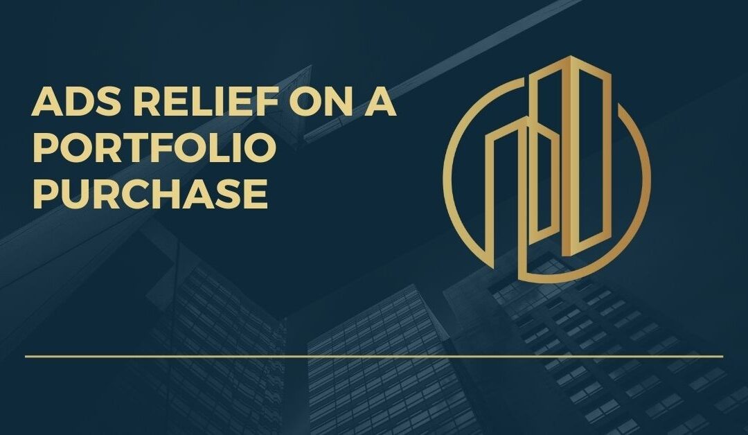 Additional Dwelling Supplement (ADS) Relief on Portfolio Purchases